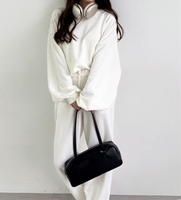 GeeRA（ジーラ）の「ダブルウエストワイドスウェットパンツ（その他パンツ）」｜詳細画像