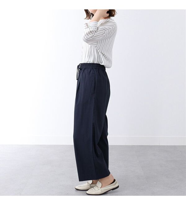 BELLUNA（ベルーナ）の「サラリ快適！ビンテージ調美脚ワイドパンツ（ワイドパンツ・ガウチョ）」｜詳細画像