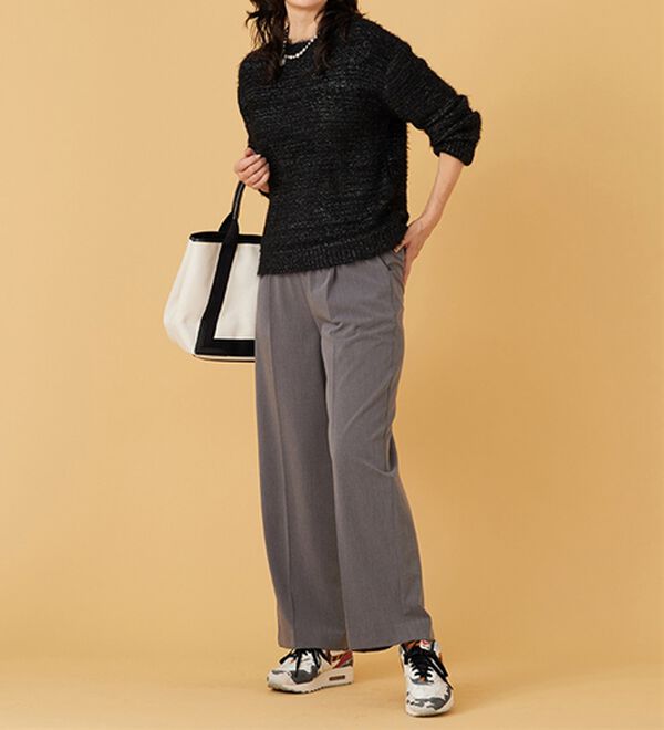 BELLUNA（ベルーナ）の「ふわふわシャギープルオーバー（ニット・セーター）」｜詳細画像