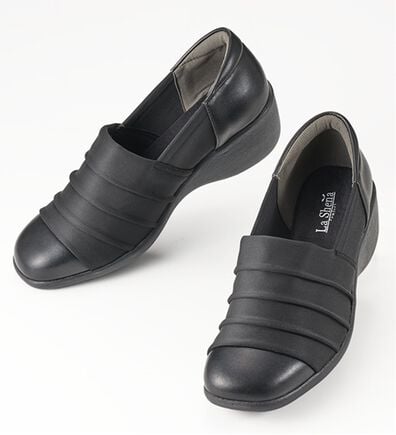 ルフラン（ルフラン）の「ラシーナコンフォート　はっ水ストレッチ４Ｅシューズ（スリッポン）」