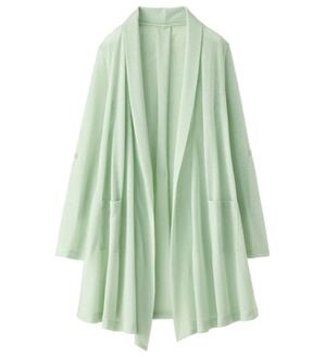 BELLUNA（ベルーナ）の「【単品】リネン入りロングカーディガン（その他カーディガン）」｜ミント