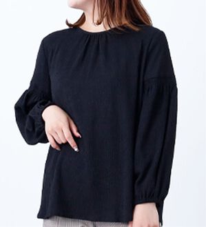 BELLUNA（ベルーナ）の「楊柳袖シャーリングブラウス（ブラウス）」｜詳細画像