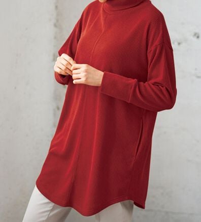 BELLUNA（ベルーナ）の「ニット見えゆったりチュニック（チュニック）」