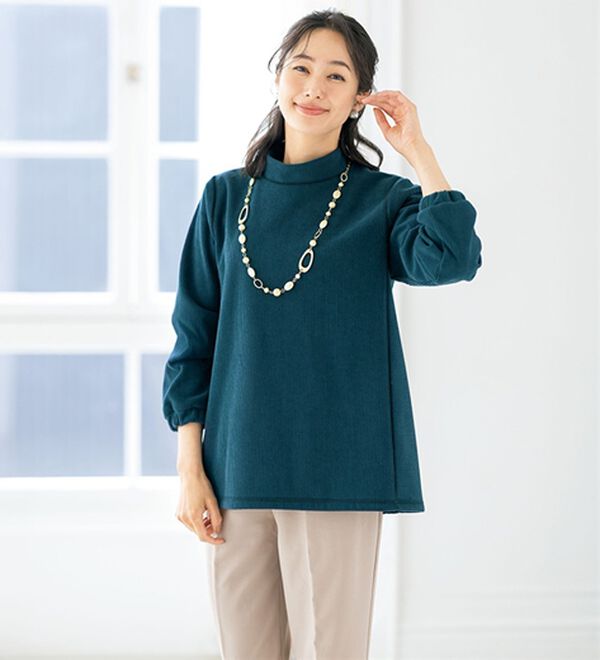 ルフラン（ルフラン）の「【３色組】裏ベロア綺麗を叶える立体設計プルオーバー（カットソー）」｜詳細画像