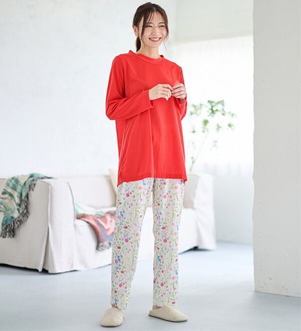 LAVIENNE（ラヴィエンヌ）の「【３点セット】【ヒビヤカダン　スタイル】トラベルパジャマ（パジャマ・ルームウェア）」｜詳細画像