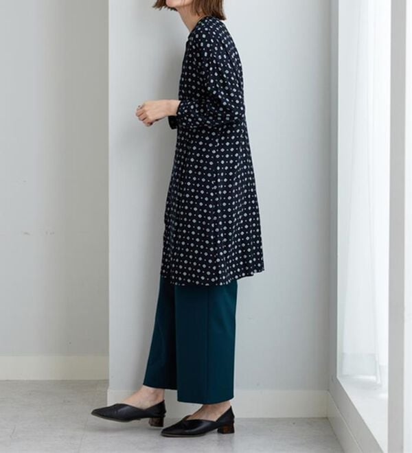 BELLUNA（ベルーナ）の「【接触冷感】レーヨン素材ウエストタック使いワンピース（その他ワンピース）」｜詳細画像