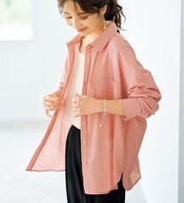 BELLUNA（ベルーナ）の「【接触冷感】透け感バックシャーリングシャツ（シャツ）」
