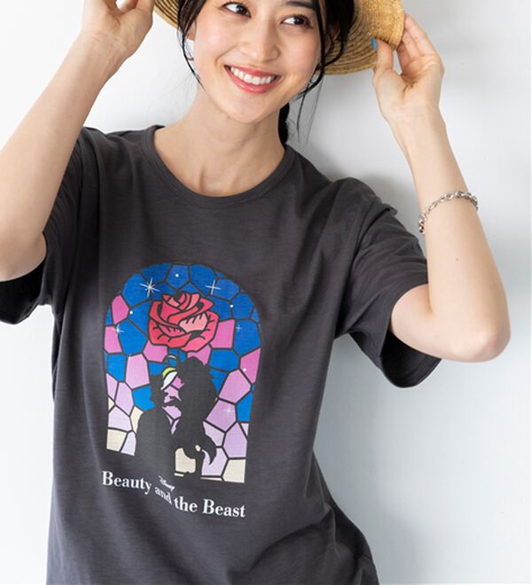 「＜Ｄｉｓｎｅｙ＞キャラクタープリントヴィンテージ風Ｔシャツ（チュニック）」｜詳細画像