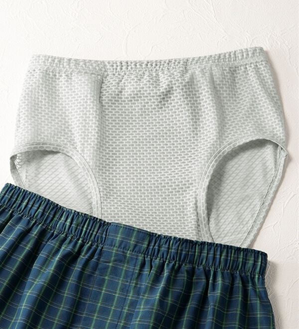 「【３枚組】＜タフガード＞いつでも安心！尿モレサポーター（メンズブリーフパンツ）」｜詳細画像