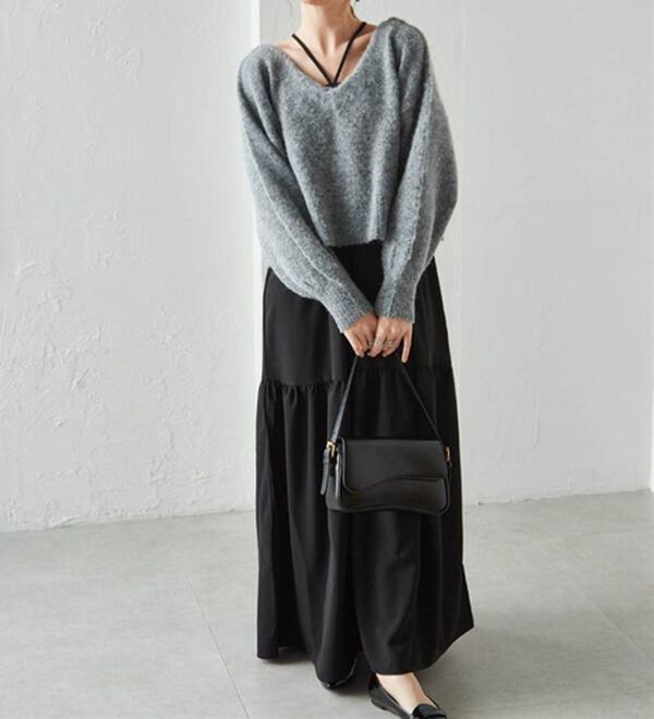 RANAN（ラナン）の「シャギーニット&times;キャミワンピースセット（その他ワンピース）」｜詳細画像