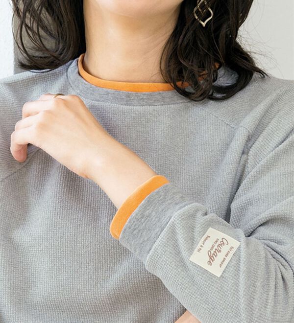 ルフラン（ルフラン）の「【４色組】重ね着風ふんわりプルオーバー（カットソー）」｜詳細画像