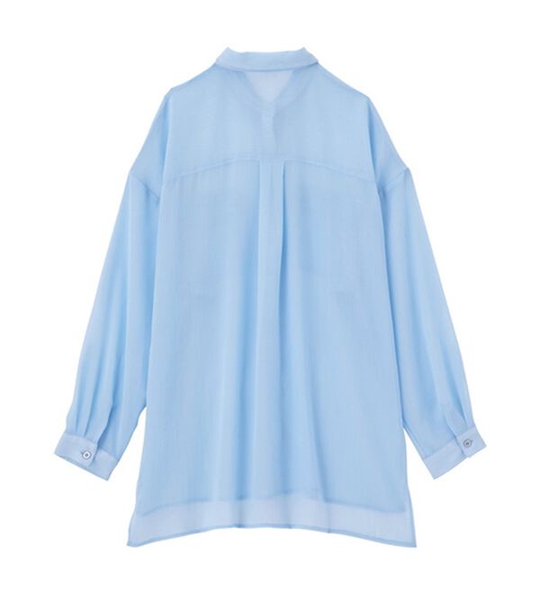 GeeRA（ジーラ）の「オーバーサイズシアー楊柳シャツ（シャツ）」｜詳細画像