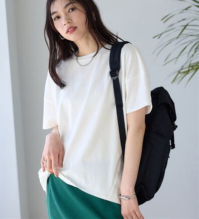 BELLUNA（ベルーナ）の「シュッと体型カバー！コクーンTシャツ（カットソー）」