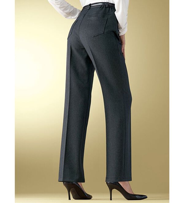 BELLUNA（ベルーナ）の「ミセスの蓄熱保温美脚ストレートパンツ（フルレングスパンツ）」｜詳細画像