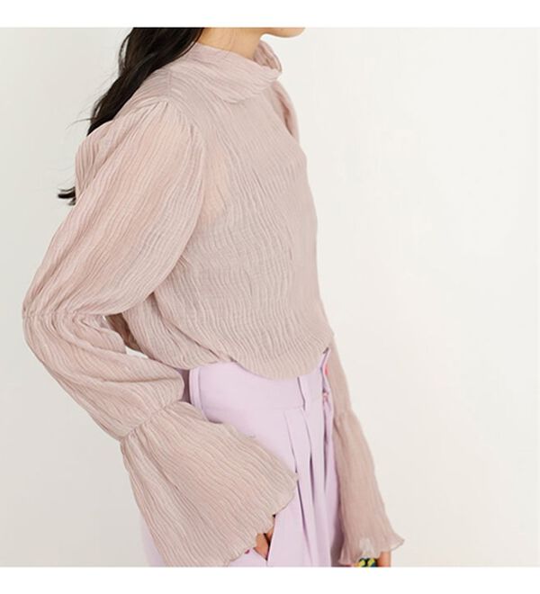 GeeRA（ジーラ）の「ティアードバルーン袖ブラウス（ブラウス）」｜詳細画像