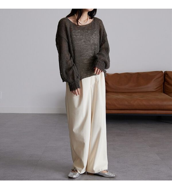 RANAN（ラナン）の「モヘアライクローゲージニット（ニット・セーター）」｜詳細画像