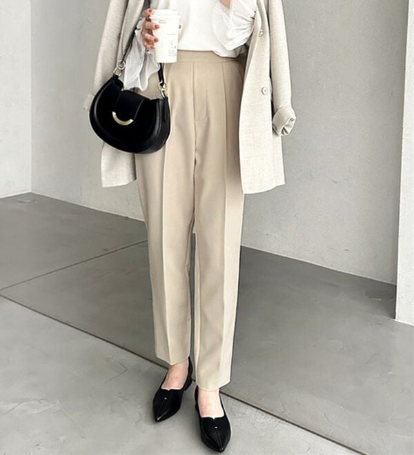 GeeRA（ジーラ）の「美脚きれい魅せ！テーパードパンツ（フルレングスパンツ）」｜詳細画像