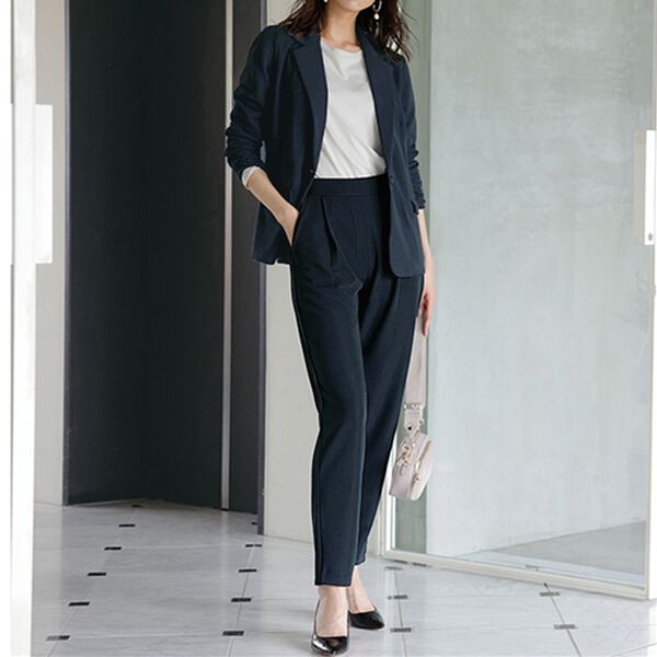 RANAN（ラナン）の「【２点セット】まるで普段着！洗える！防シワカットソースーツ（その他スーツ）」｜詳細画像