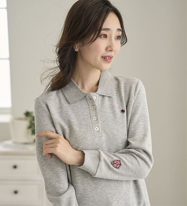 BELLUNA（ベルーナ）の「【ＰＯＬＯ　ＢＣＳ】裏起毛かのこポロシャツ（ポロシャツ）」｜詳細画像