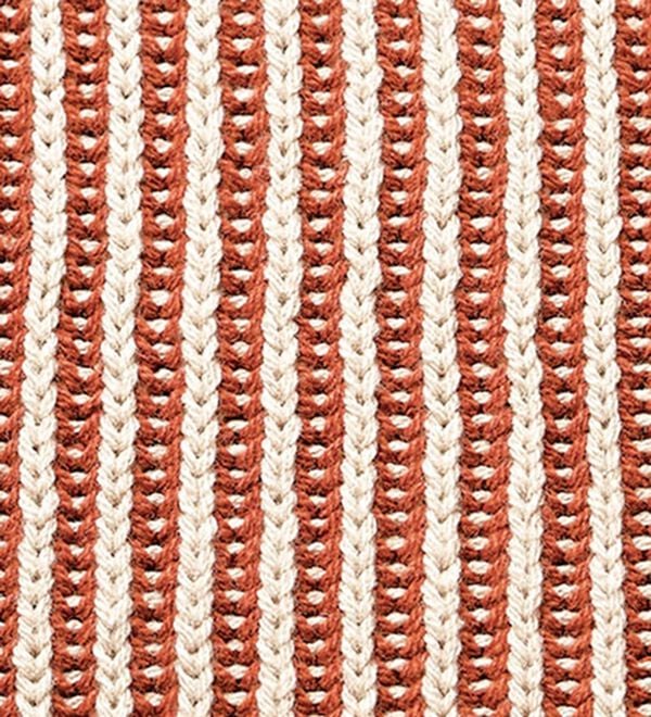 BELLUNA（ベルーナ）の「ボタン使いストライプジャカード切替ニットチュニック（チュニック）」｜詳細画像