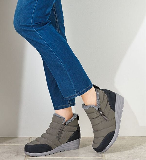 ルフラン（ルフラン）の「あったかキルティング裏ボアブーツ（ブーツ）」｜詳細画像