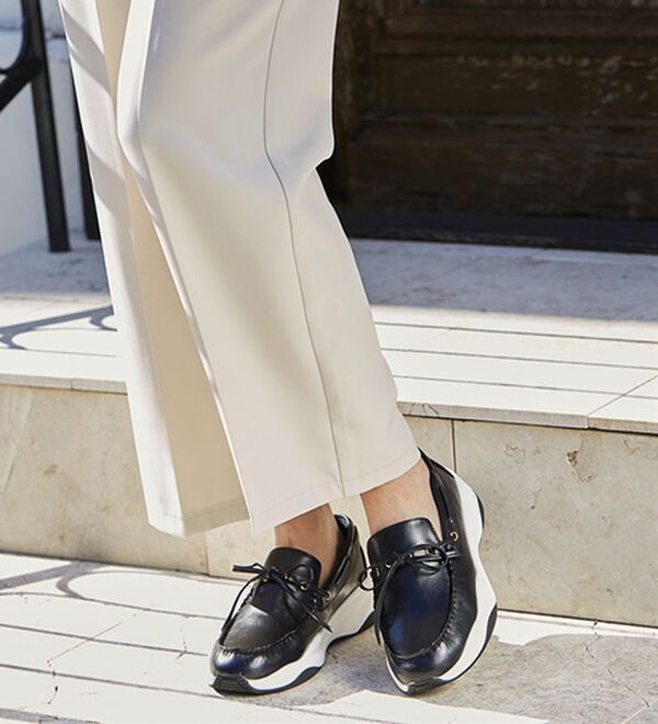 ルフラン（ルフラン）の「リボン付スニーカーローファー（ローファー）」｜詳細画像