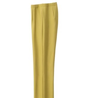 ルフラン（ルフラン）の「日本製すっきりチュニックパンツ（フルレングスパンツ）」｜イエロー