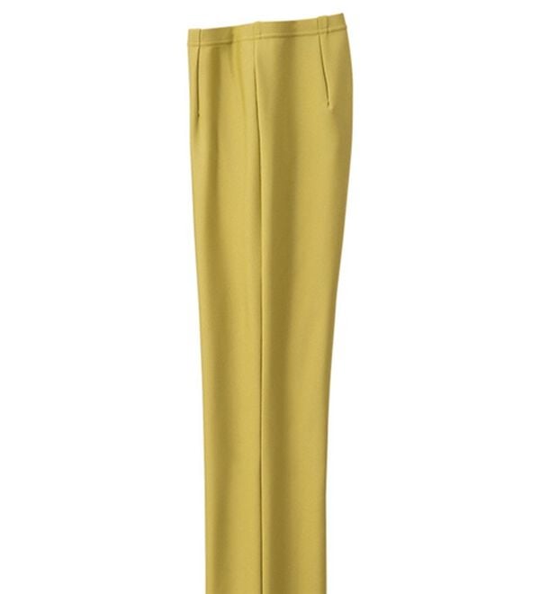 ルフラン（ルフラン）の「日本製すっきりチュニックパンツ（フルレングスパンツ）」｜イエロー