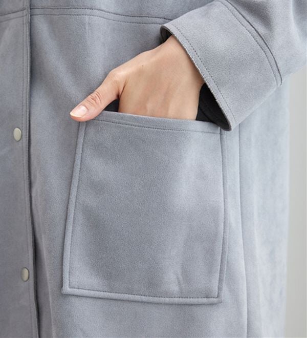 BELLUNA（ベルーナ）の「フェイクスエード切替デザインジャケット（その他ジャケット）」｜詳細画像