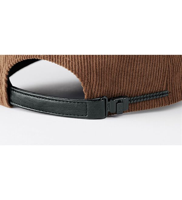 「＜ゴールデンベア＞深めが嬉しい！あったかコーデュロイキャップ（メンズ帽子）」｜詳細画像