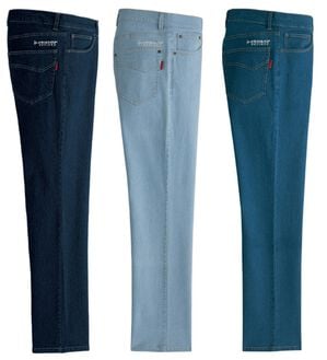 「【３本組】＜ダンロップ・リファインド＞試して納得！快適ジーンズ（メンズデニムパンツ）」｜3本組