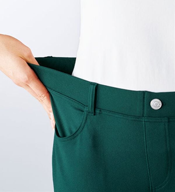 BELLUNA（ベルーナ）の「新触感！マシュマロみたいななめらかストレッチパンツ（フルレングスパンツ）」｜詳細画像