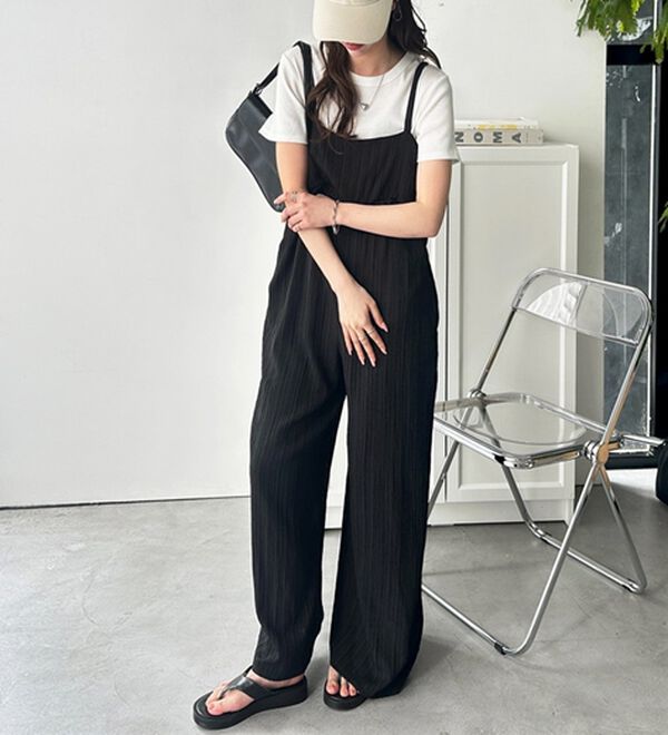 GeeRA（ジーラ）の「フリルデザインサロペット（オールインワン）」｜詳細画像