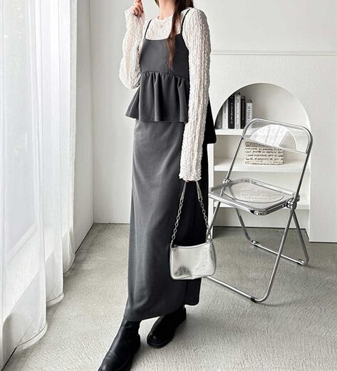 1回のみ着用>上下別でも使えるワンピ♡ 