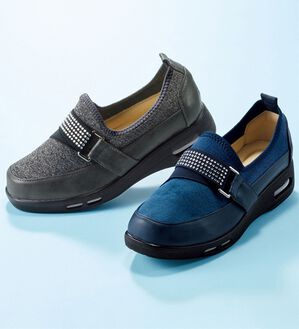 BELLUNA（ベルーナ）の「５Ｅダブルエアベルトデザインシューズ（スリッポン）」｜詳細画像