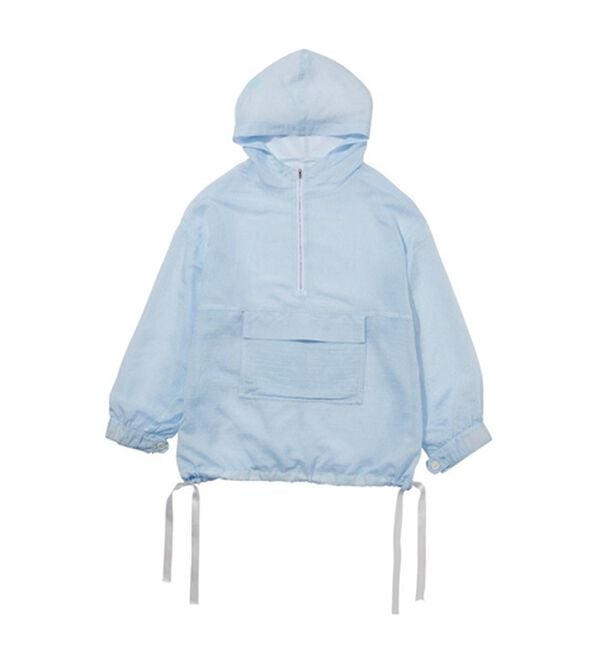 GeeRA（ジーラ）の「シアー素材ストライプアノラックパーカー（パーカー）」｜詳細画像