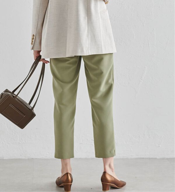 RANAN（ラナン）の「美脚シルエットクロップドパンツ（フルレングスパンツ）」｜詳細画像