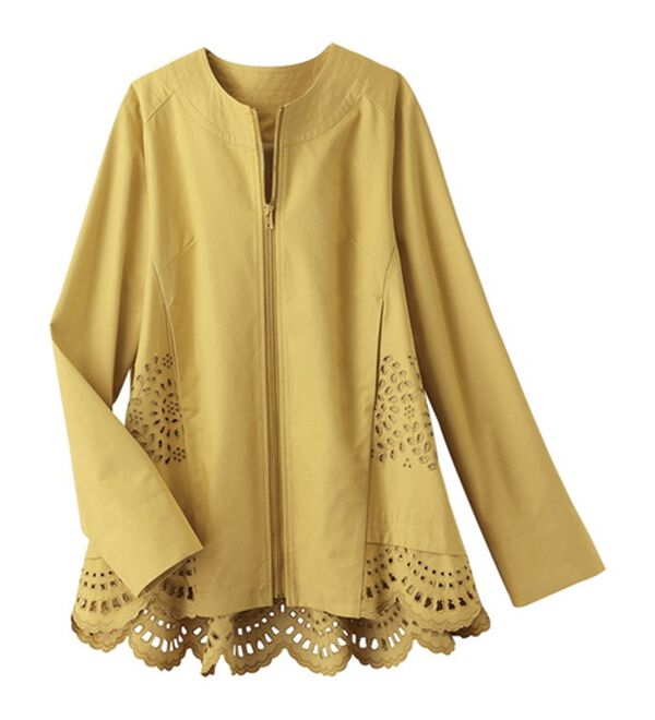 ルフラン（ルフラン）の「カットワークレース切替ブルゾン（ブルゾン）」｜詳細画像