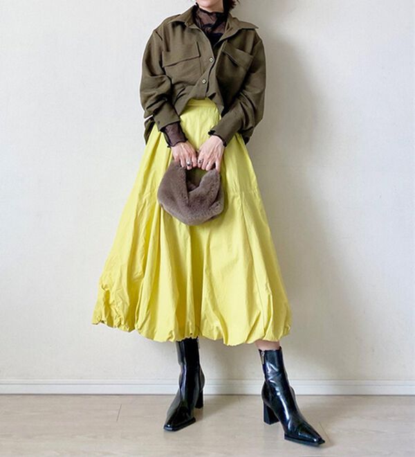 BELLUNA（ベルーナ）の「【低身長さん向け】バルーンスカート（ロングスカート）」｜詳細画像