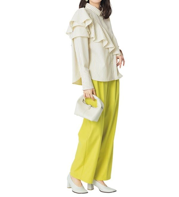 RANAN（ラナン）の「キレイ見え！防風ワイドパンツ（フルレングスパンツ）」｜詳細画像