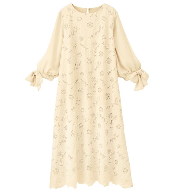 RANAN（ラナン）の「袖デザインレースワンピース（その他ワンピース）」｜詳細画像