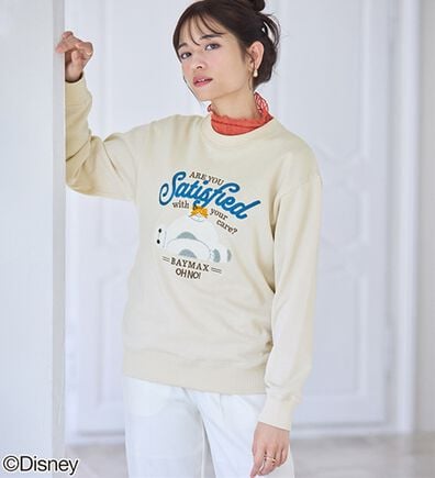 BELLUNA（ベルーナ）の「＜Ｄｉｓｎｅｙ＞【ベイマックス】さがら刺しゅう裏毛トレーナー（カットソー）」