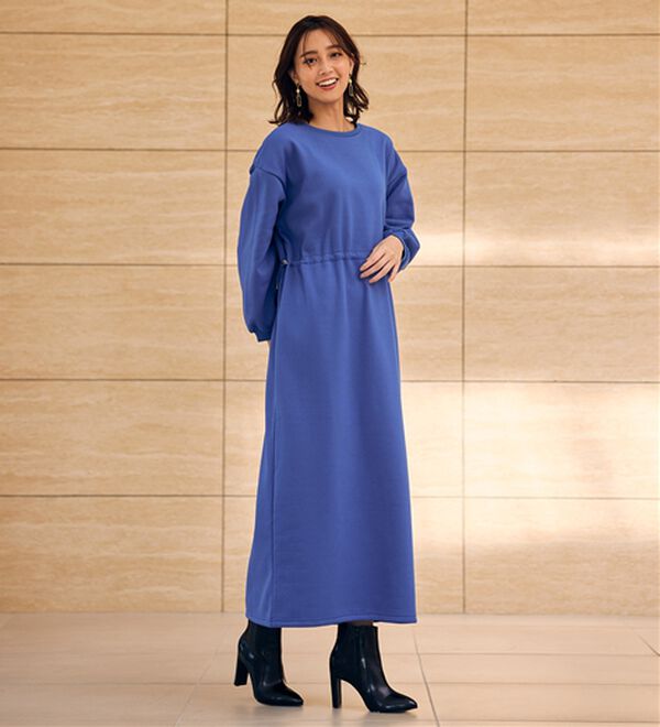 RANAN（ラナン）の「裏起毛！アンチピリング！ドロストワンピース（その他ワンピース）」｜詳細画像