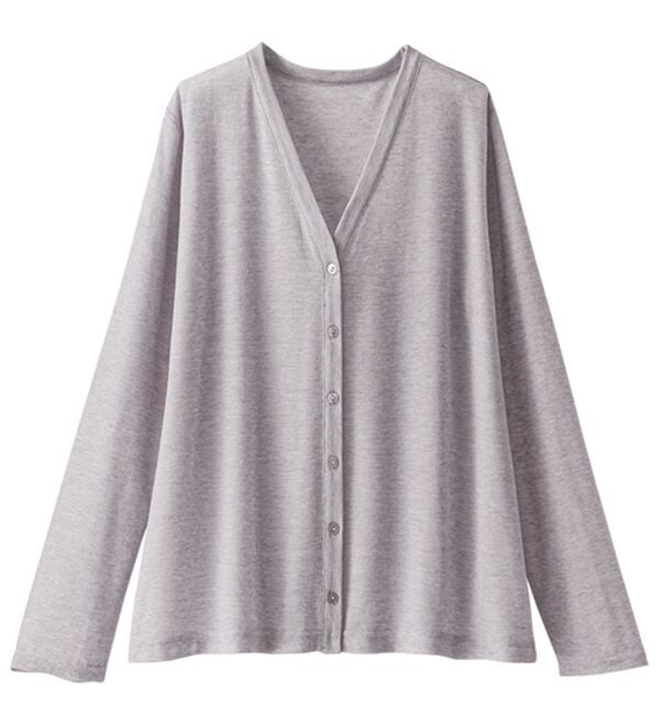 BELLUNA（ベルーナ）の「持ち運びに便利！ＵＶ対策シアーカーディガン（その他カーディガン）」｜詳細画像