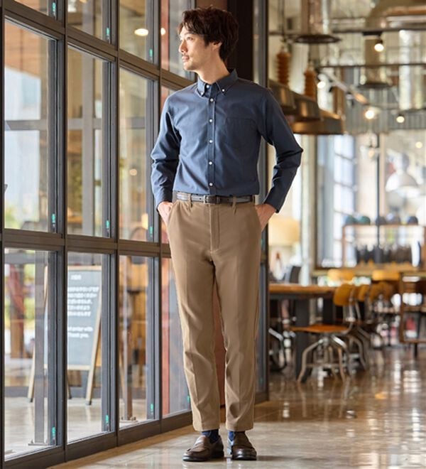 REMEN'S（リメンズ）の「しっかり裏起毛あったかパンツ（メンズフルレングスパンツ）」｜詳細画像