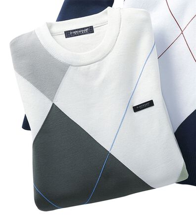 「＜ダンロップ・リファインド＞マジカルデザインセーター（メンズニット・セーター）」