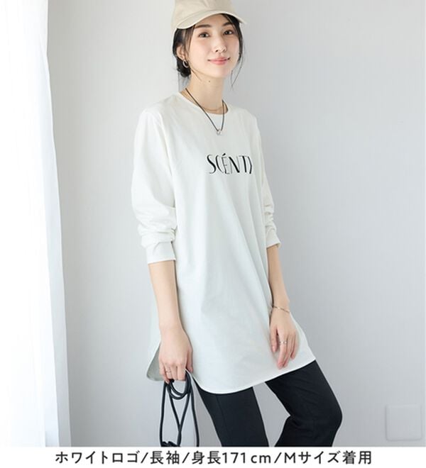 Viola e Viola（ヴィオラ エ ヴィオラ）の「ひんやり＆さらり綿混チュニックＴシャツ（チュニック）」｜詳細画像