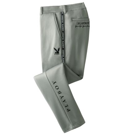 「＜プレイボーイ＞防風裏フリースストレッチパンツ（メンズフルレングスパンツ）」