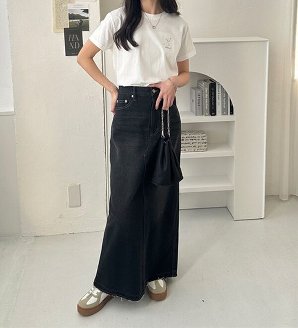 GeeRA（ジーラ）の「綿１００％アソート１ポイント刺しゅうＴシャツ（カットソー）」｜詳細画像