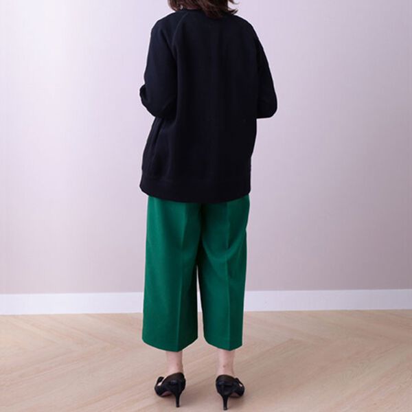 BELLUNA（ベルーナ）の「ウーリッシュ素材釦使いワイドパンツ（ワイドパンツ・ガウチョ）」｜詳細画像